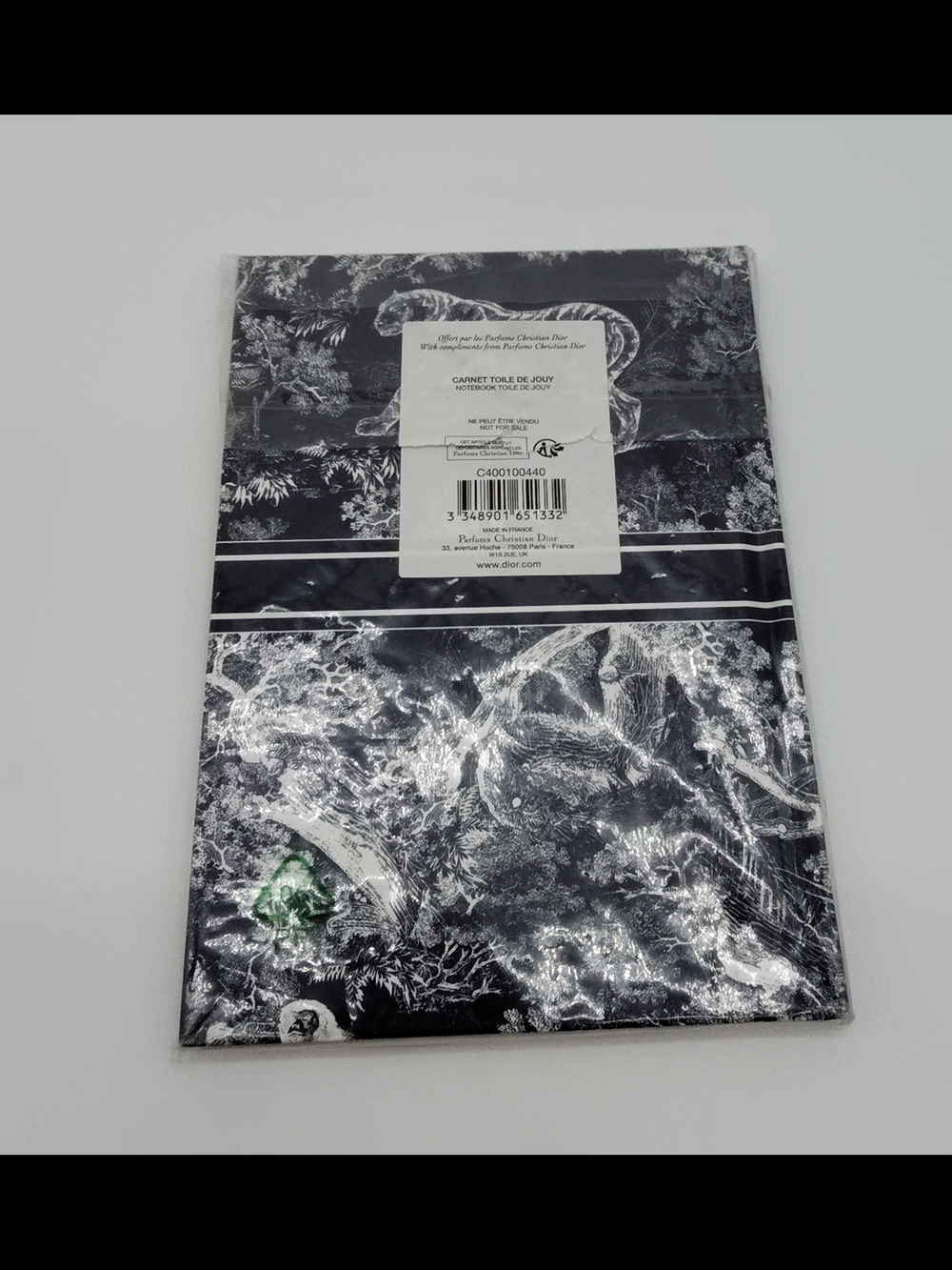 CHRISTIAN DIOR Toile de Jouy Jungle Notebook Tiger Motif Journal Sealed NIP - Picture 3 of 8